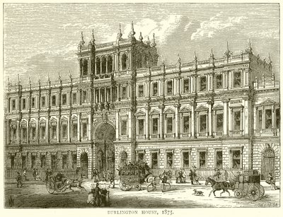 Burlington House, 1875 od English School
