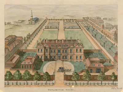 Burlington House, Piccadilly, Londýn od English School