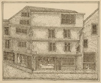 Řezník ve Smithfieldu od English School
