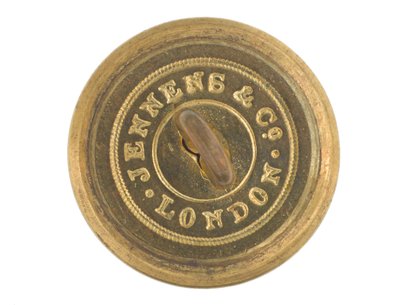 Button, 9. pluk bengálských kopiníků, před rokem 1901 od English School