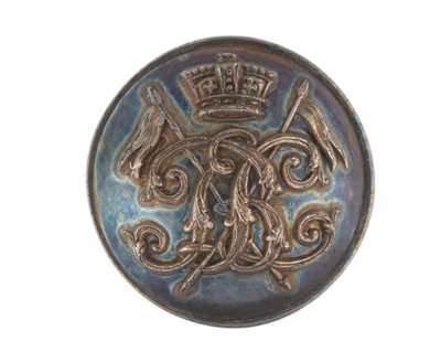 Button, 9. pluk bengálských kopiníků, před rokem 1901 od English School