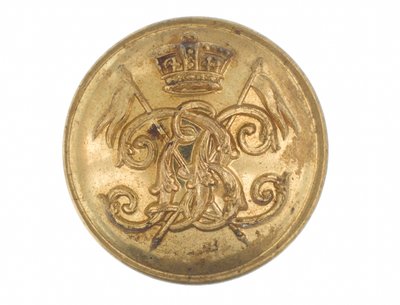 Button, 9. pluk bengálských kopiníků, před rokem 1901 od English School