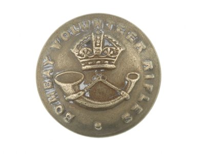Button, dobrovolnické pušky Bombay, 1901-1947 od English School