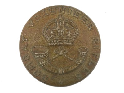 Button, dobrovolnické pušky Bombay, 1901-1947 od English School