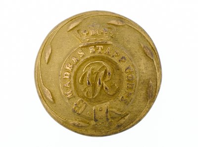Button, Madras Staff Corps, 1861-1876. od English School