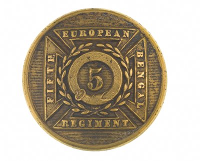 Button, důstojník, 5. bengálský evropský pluk, 1858-1860 od English School