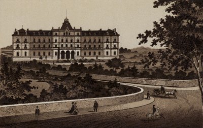Buxton: The Palace Hotel (litho) od English School