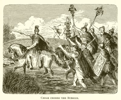 Caesar překračuje Rubikon od English School