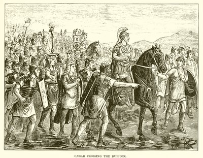 Caesar překračuje Rubikon od English School