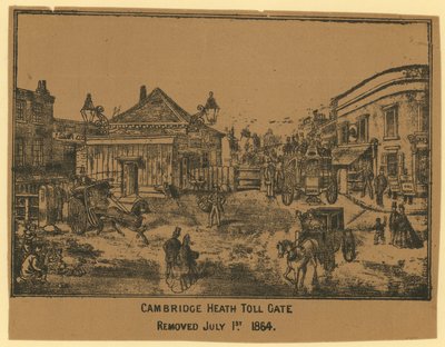 Cambridge Heath Turnpike Gate od English School
