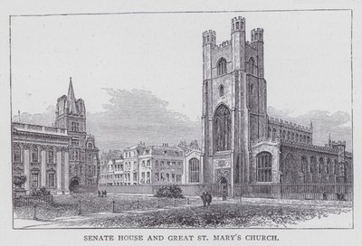 Cambridge, Senate House a Great St Mary