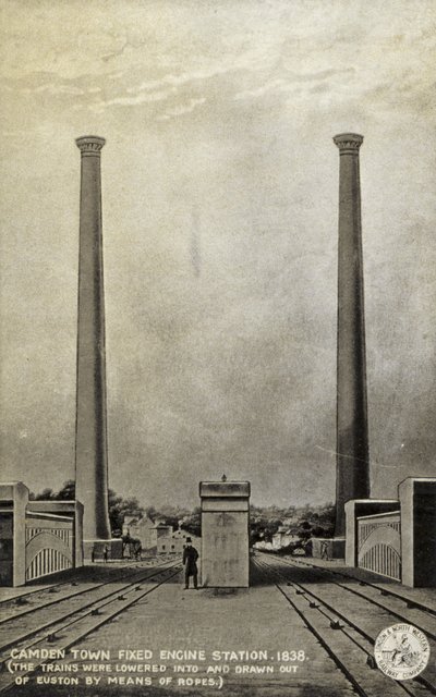 Pevná motorová stanice Camden Town, 1838 od English School