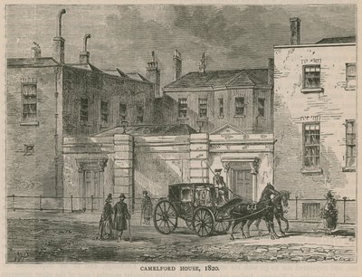 Camelford House, Londýn, 1820 od English School