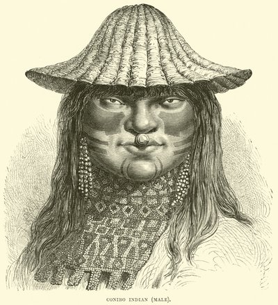 Indián Canibo, muž od English School