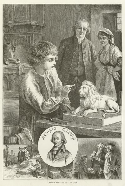 Canova a máslový lev od English School