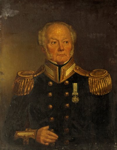 Kapitán Patriarche, Royal Navy, kolem roku 1850 od English School