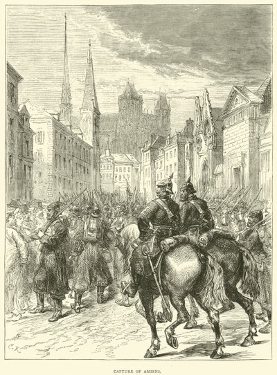 Dobytí Amiens, prosinec 1870 od English School