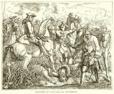 Zajetí Tallarda v Blenheimu od English School