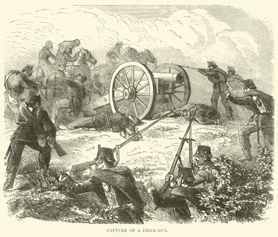 Zajetí polního děla, říjen 1870 od English School
