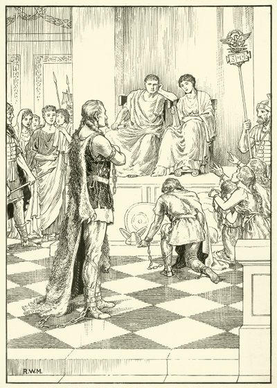 Caractacus (inkoust na papíře) od English School