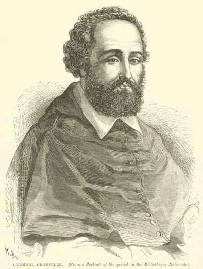 Cardinal Granvelle (rytina) od English School