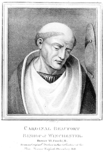 Kardinál Henry Beaufort, biskup z Winchesteru, ryl J. Parker, 1791 od English School