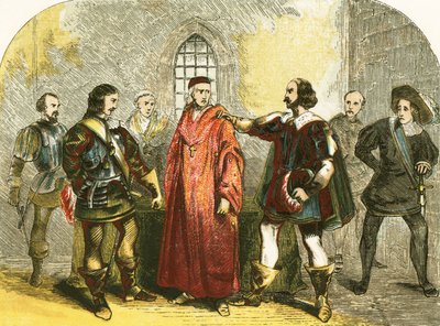 Kardinál Wolsey zatčen za velezradu od English School