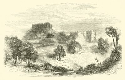 Carisbrooke Castle (rytina) od English School