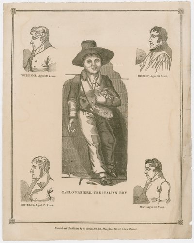Carlo Fariere, italský chlapec od English School