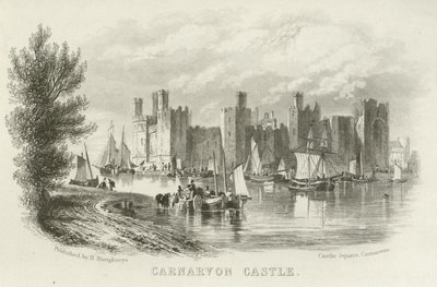 Hrad Carnarvon, Severní Wales od English School