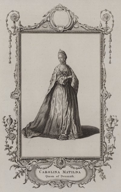 Caroline Matilda, královna Dánska od English School