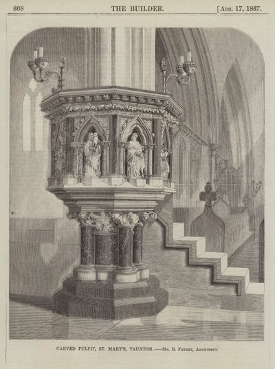 Vyřezávaná kazatelna, St Mary