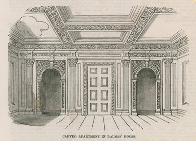 Vyřezávaný byt v Balmes House od English School