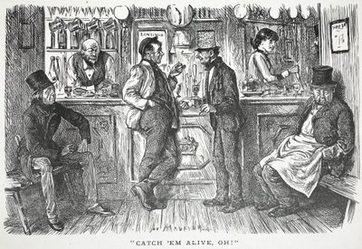 Chyťte je živé oh!, ilustrace z Punch od English School