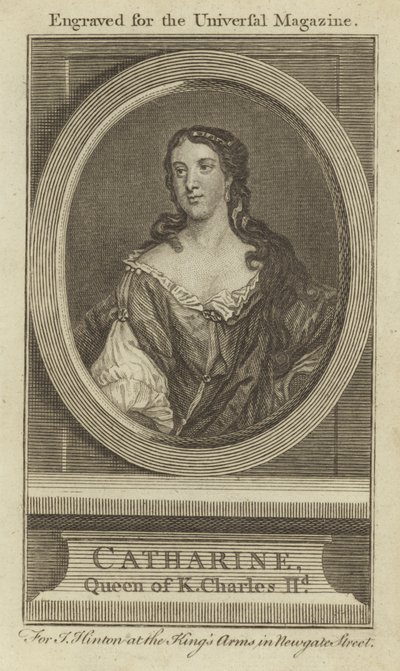 Catharine, královna krále Karla II od English School