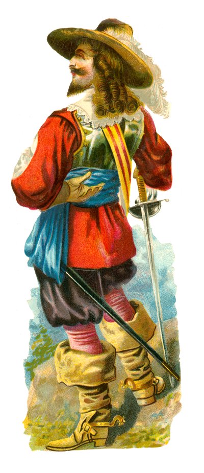 Kavalír doby krále Karla I od English School