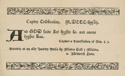 Caxtonská oslava od English School
