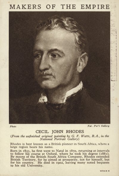 Cecil John Rhodes od English School