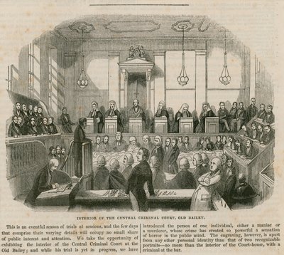Ústřední trestní soud, Old Bailey od English School