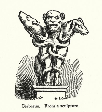 Cerberus (litho) od English School