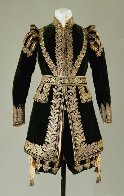 Slavnostní kostým, 1821 (textil) od English School