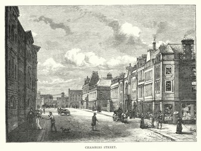 Chambers Street (rytina) od English School