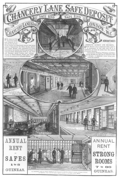Chancery Lane Safe Deposit, 1886 od English School