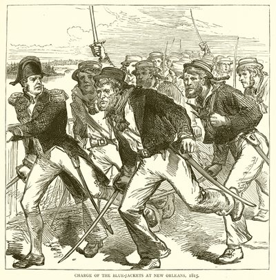 Charge of the Blue-Jackets v New Orleans, 1815 od English School