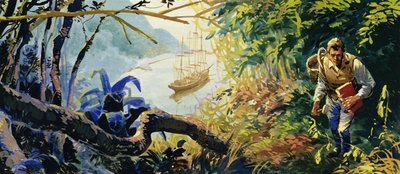 Charles Darwin byl na palubě HMS Beagle, když se vydala na průzkum pobřeží Jižní Ameriky od English School