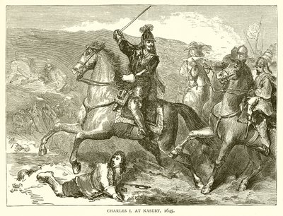 Karel I. v Naseby, 1645 od English School