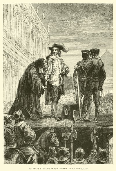 Karel I. předává svého Jiřího biskupu Juxonovi od English School