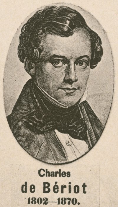 Charles de Beriot (rytina) od English School