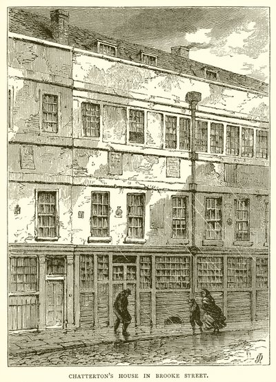 Chattertonův dům v Brooke Street od English School