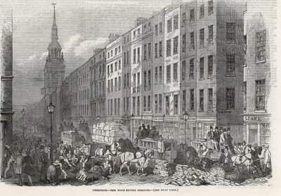 Levná strana - odstraněna dřevěná dlažba od English School